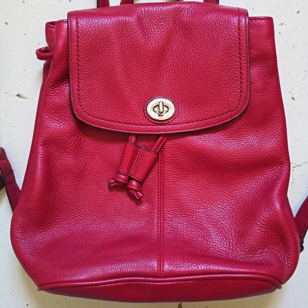 Coach red raspberryish
